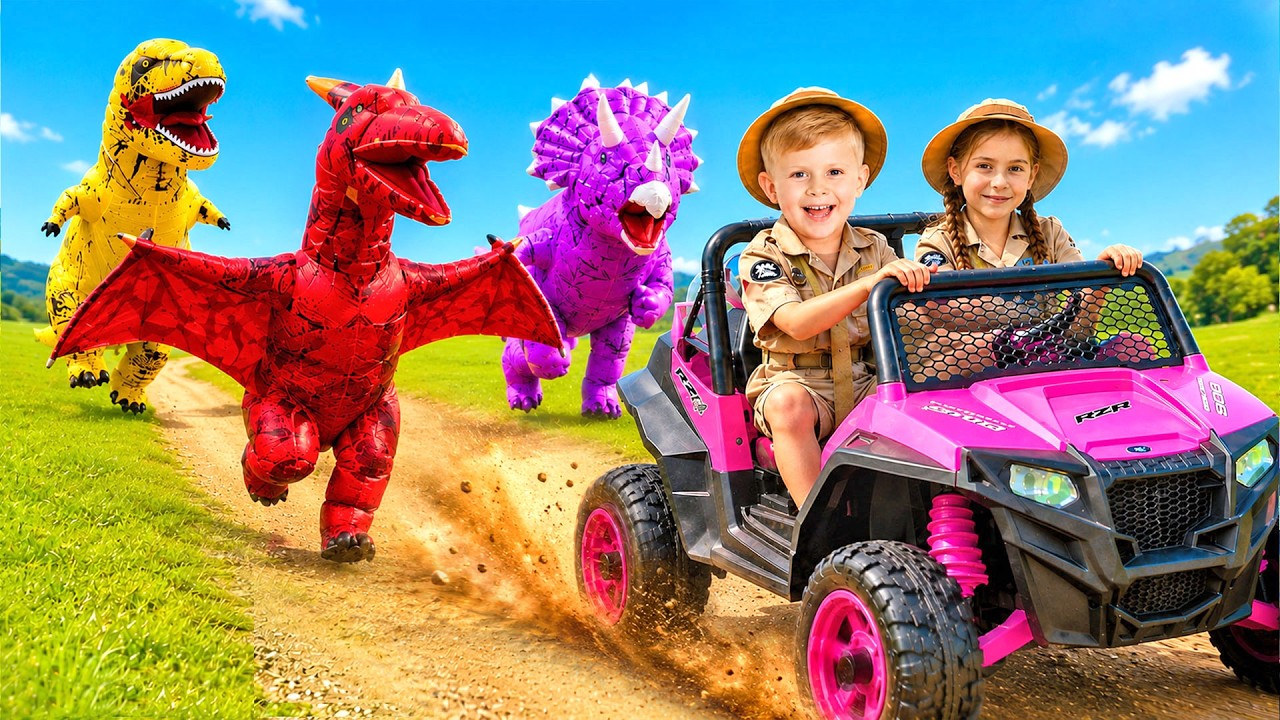 Dinosaurs ESCAPED from the Dinosaur Park! 🦖