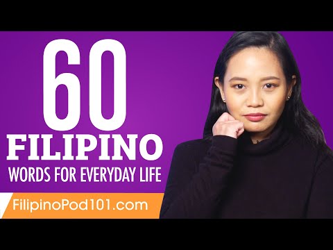 60 Filipino Words for Everyday Life - Basic Vocabulary #3