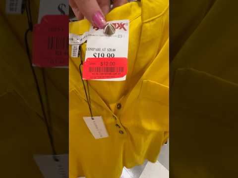 TJ MAXX COMPRE COMIGO NOVAS DESCOBERTAS NA TJ MAXX CLOTHING TJMAXX HAUL #shopping #tjmaxx #shorts