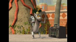 Отрывок из мультсериала "Пингвины из Мадагаскара". Танец короля Джулиана