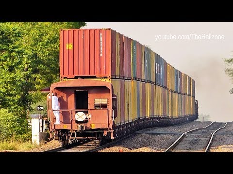 The DOUBLE Stack CONTAINER Train : Indian Railways