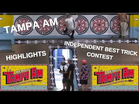 Tampa AM Independant Best Trick Contest (HIghlights)