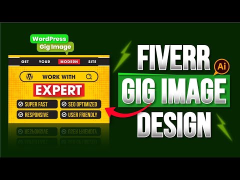 Fiverr Gig Image Design in Illustrator Illustrator Tutorial