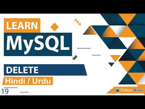 MySQL DELETE Tutorial in Hindi Urdu