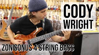 Video thumbnail for Cody Wright playing a Zon Sonus 4 String Bass at Norman's Rare Guitars by Normans Rare Guitars