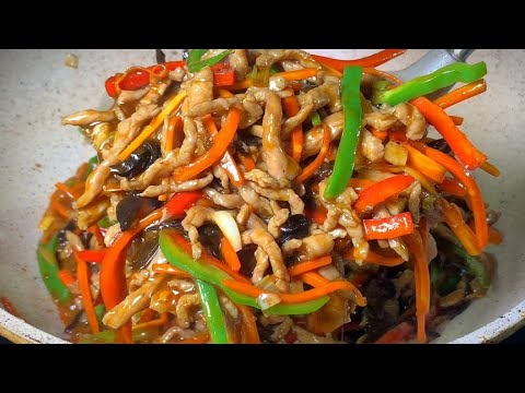 Classic Homemade Fish-Fragrant Shredded Pork