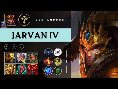 Jarvan IV Support vs Poppy - KR Diamond Patch 25.24