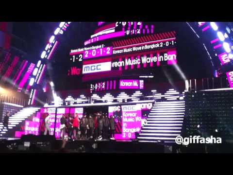 [Fancam] 120407 Korean Music Wave in Bangkok - Ending
