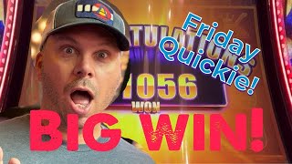 BIG BIG WIN! ‘Friday Quickie’ Buffalo Chief Platinum Slot Machine Bonus Win Video