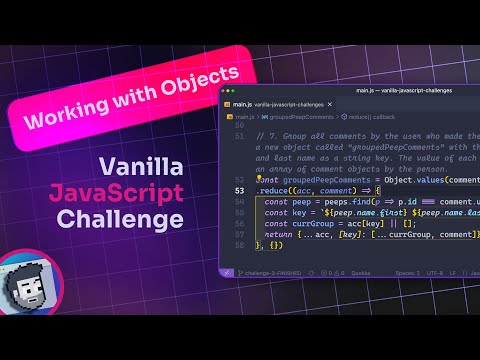 Vanilla Javascript Challenge Working With Objects