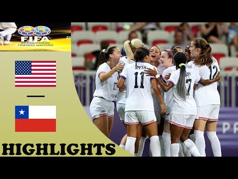 USA vs Chile Highlights | Women's Football Friendly International