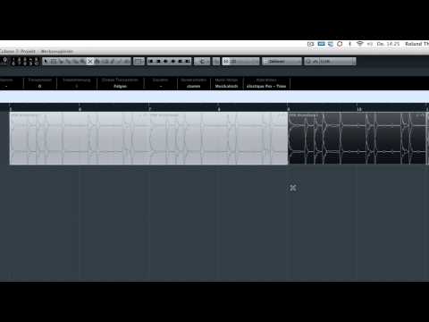20.15 Cubase - Werkzeugzeile