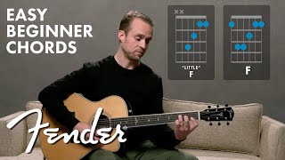 Intro（00:00:00 - 00:00:28） - How To Play F Major Guitar Chord | Major Chords | Fender Play