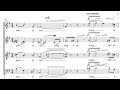 Herbert Howells - Long, long ago (score video)