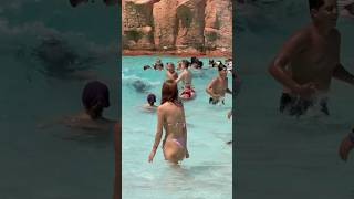 ☀️Magic Of The Water Park Wave Pool Fun -Beautiful Day⛱️ #waterpark #aquapark #swimming
