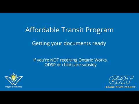 Getting your documents ready to apply for the Affordable Transit Program