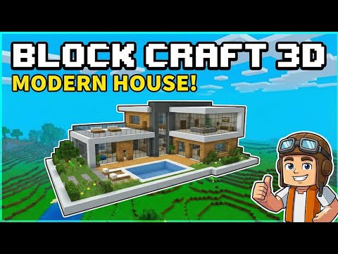 Block Craft 3D Mobile Gameplay -Modern House- - YouTube
