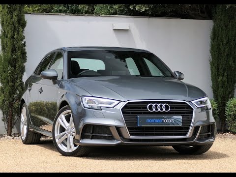 Audi A3 TDi S Line offered by Norman Motors, Dorset