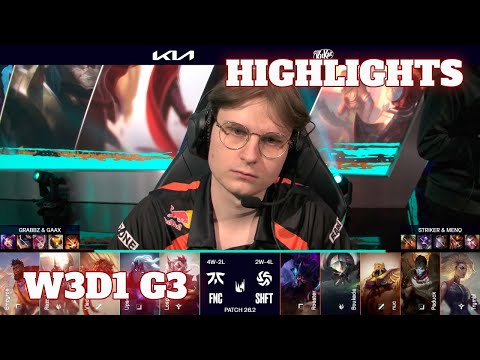FNC vs SHFT - Highlights | Week 3 Day 1 LEC Versus 2026 | Fnatic vs Shifters W3D1