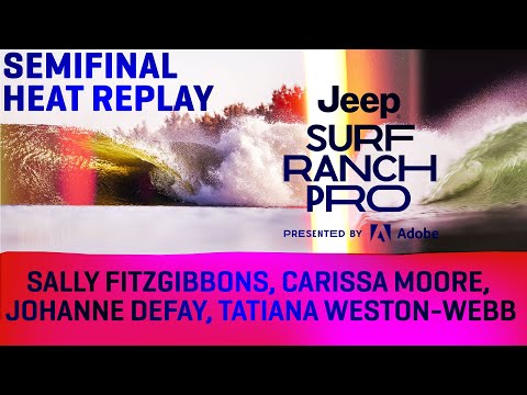 Sally Fitzgibbons, Carissa Moore, Johanne Defay, Tatiana Weston-Webb - Jeep Surf Ranch Pro Semis