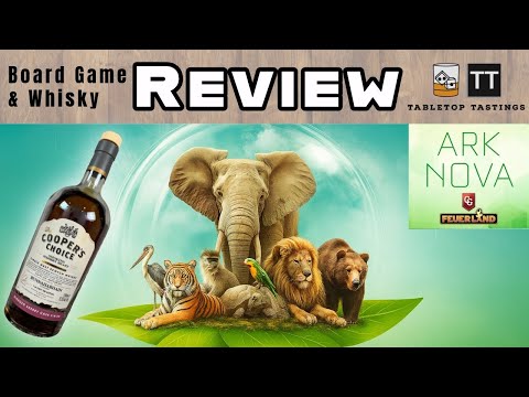 Ark Nova and Cooper's Choice Smoking Sherry Beast - Board Game & Whiskey Pairing - Sip & Play