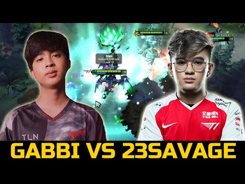 GABBI VS 23SAVAGE - T1 VS TALON CARRY BATTLE DOTA 2