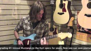 Video thumbnail for Fender Kurt Cobain Mustang Overview - No talking, just playing by A&C Hamilton Musical Instruments