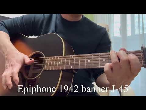 Gibson J-15 vs Epiphone 1942 banner J-45
