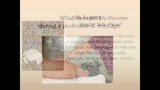 What to expect during a professional massage.  Indianapolis Indiana Massage Therapy