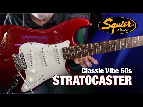 2021 Squier Classic Vibe Stratocaster '60s Candy Apple Red image 9