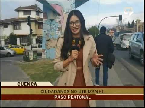 Ciudadanos no utilizan el paso peatonal