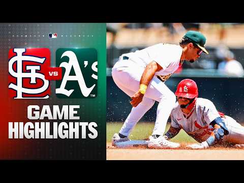 애슬레틱스 VS 세인트루이스 4:5 MLB 스포츠하이라이트