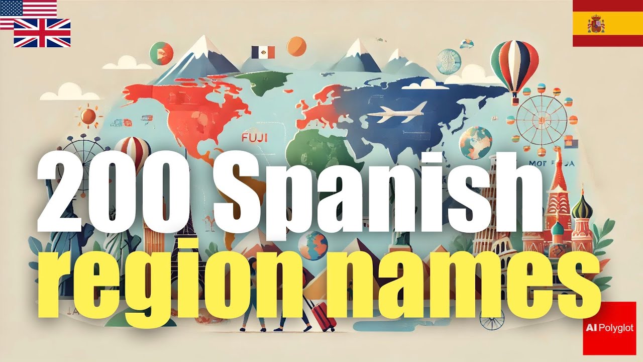200 Spanish region names | Passive listening | with hiragana 200 Spanish region names | Passive listening | with hiragana