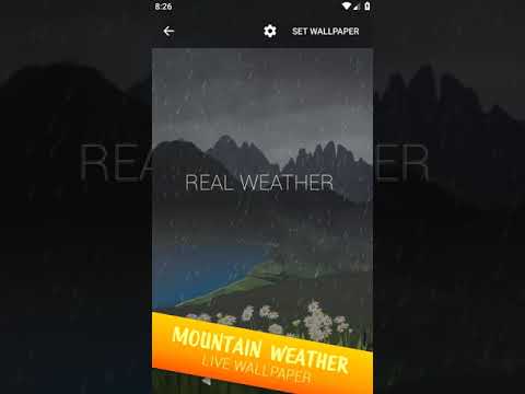 Mountain Weather LWP Video
