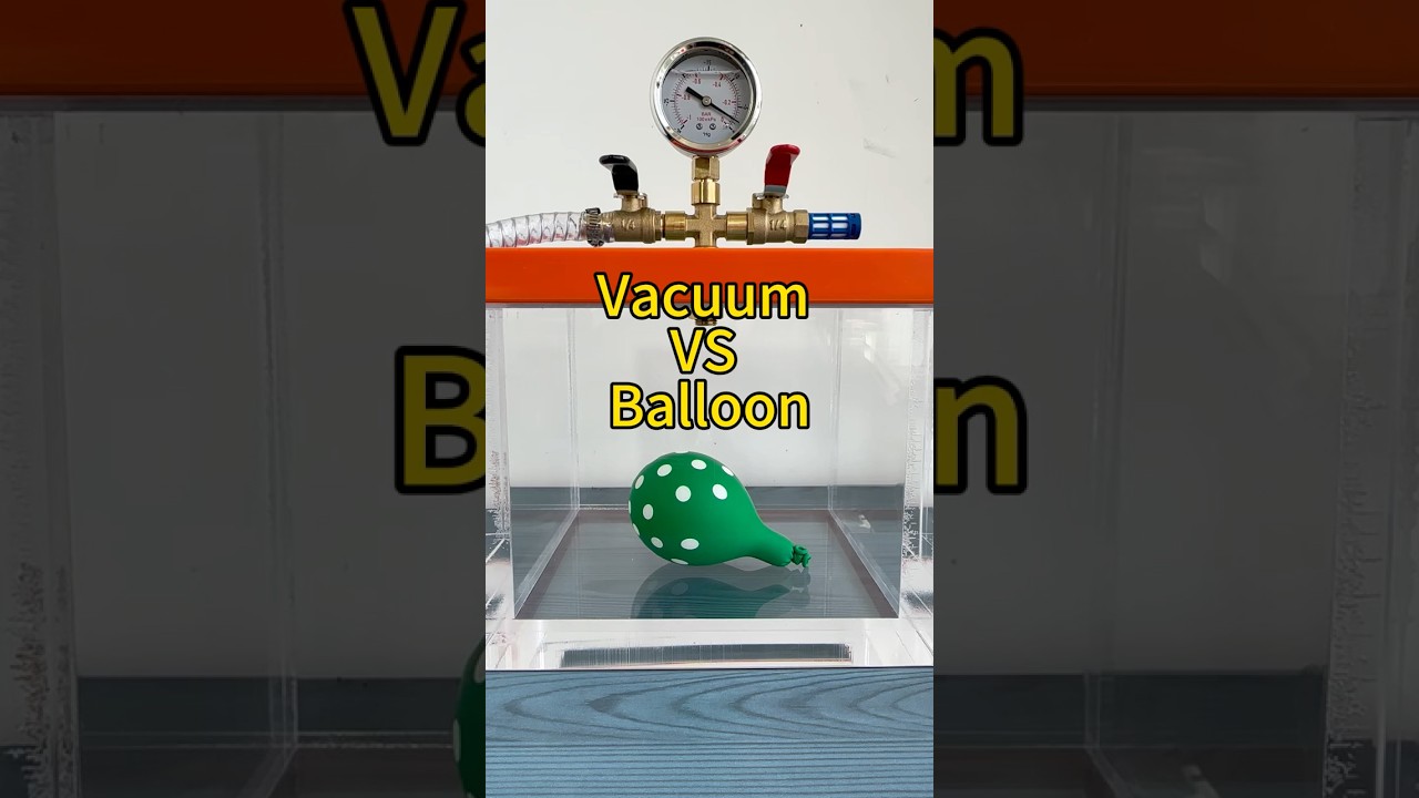 Episode 13/Test-Balloon VS Vacuum #Experiment #Vacuum #Science #Physics #Research