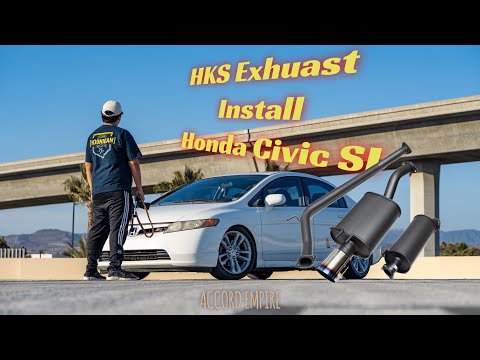 Honda Civic SI HKS Exhaust Install