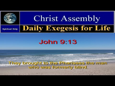 Day  395 | The Gospel of John | Daily Exegesis for Life | John 9:13