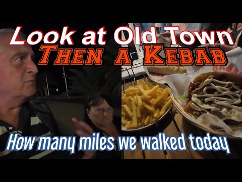 Spaziergang in die Altstadt von Puerto del Carman / Kebab-Essen / heute zurückgelegte Kilometer