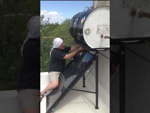 Termotanque solar casero #vostambienpodeshacerlo