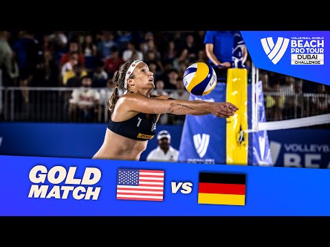 Turner/ Anderson vs. Schneider/Sude - Gold Match Highlights Dubai 2022 #BeachProTour