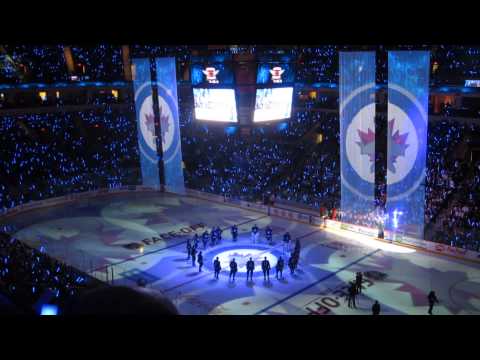 Winnipeg Jets 2014 - First Game Player Intros 2-2