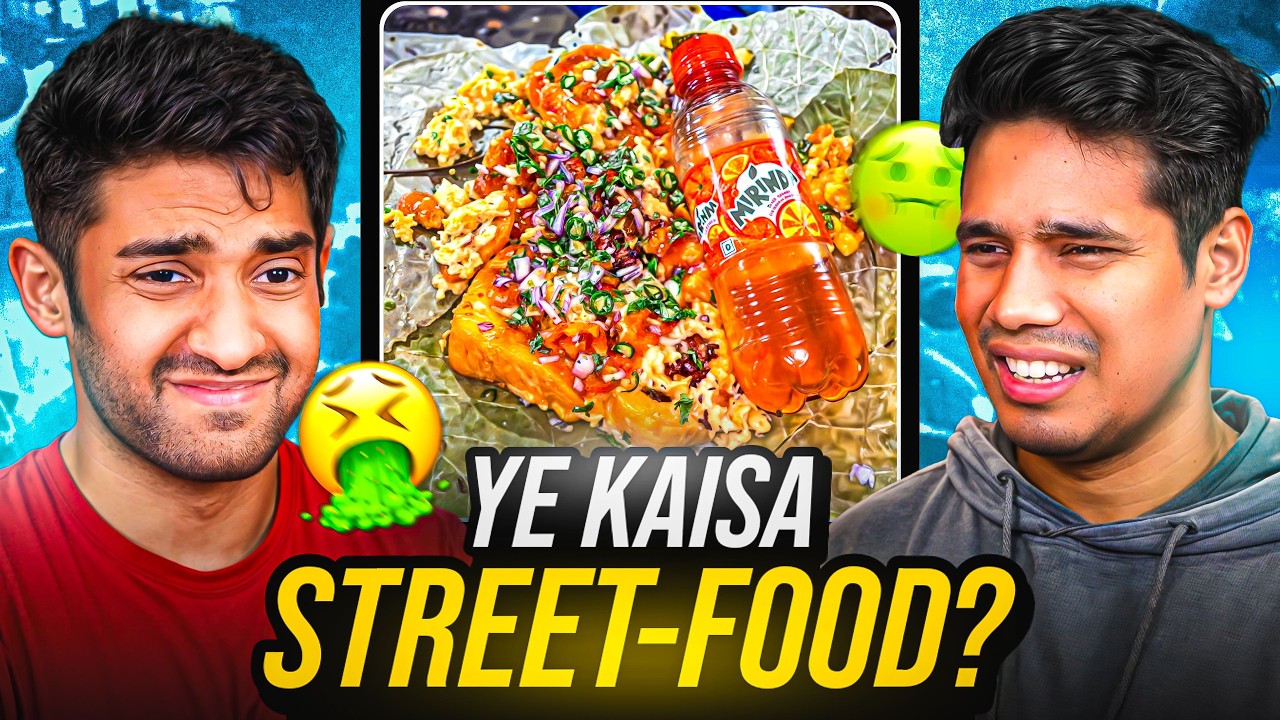 DIRTIEST INDIAN STREET FOODS WITH @GamerFleet 🤮
