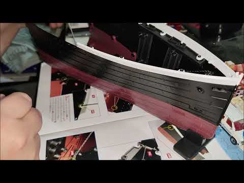 Hachette 24 Titanic Bausatz 1:200 Montage des Backbord Ankers unerwartete Überraschung