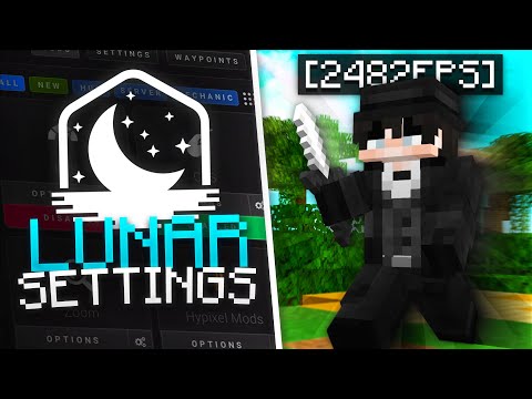 BEST Lunar Client SETTINGS For Hypixel FPS/PvP | Updated Lunar Profile Release