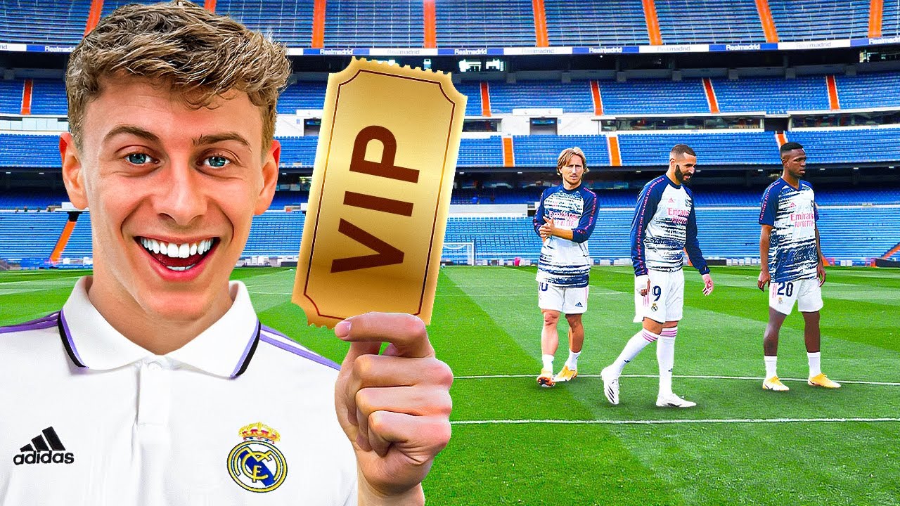 I GOT VIP TICKETS TO WATCH BENZEMA, VINI JR & MODRIC