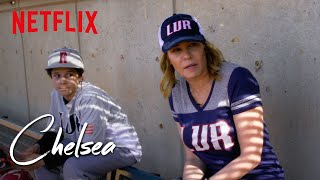 Chelsea Talks School and Girls with the Las Vegas Recruits Little League Team | Chelsea | Netflix
