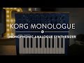 Korg Monologue | Reverb Demo Video