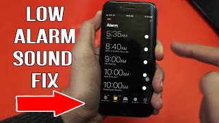 How to Increase the Volume/Sound of Alarm on iPhone | Alarm Louder