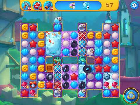 Fishdom level 6821 no boosters フィッシュダム ノーマル [Friend's]