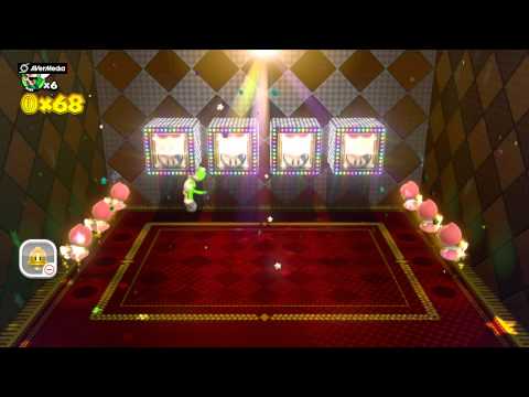 Super Mario 3D World Level 1 Lucky House Now  With 100% More Baby